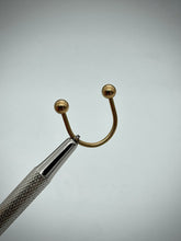 Load image into Gallery viewer, Gold plated piercing style ring
